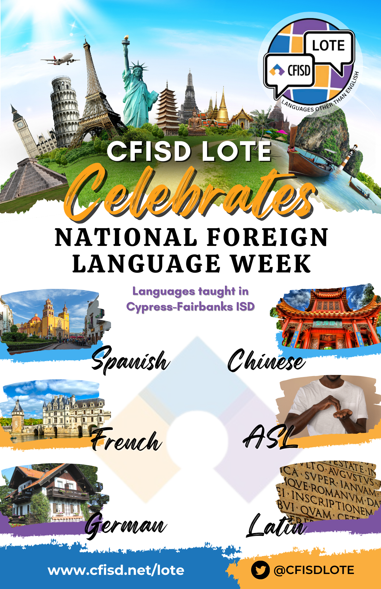 CFISD LOTE Celebrates National Foreign Language Week